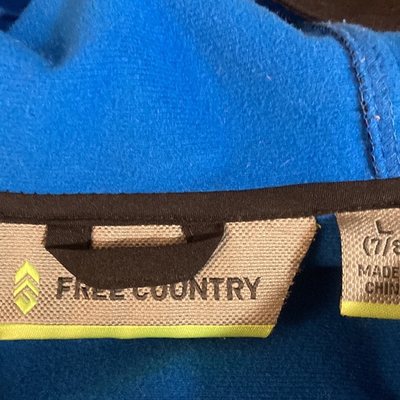 Free country, gray with black patterned, squares jacket - Picture 3 of 5